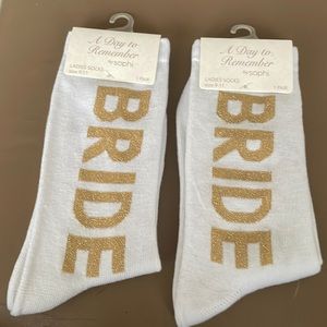 A set of Bride socks